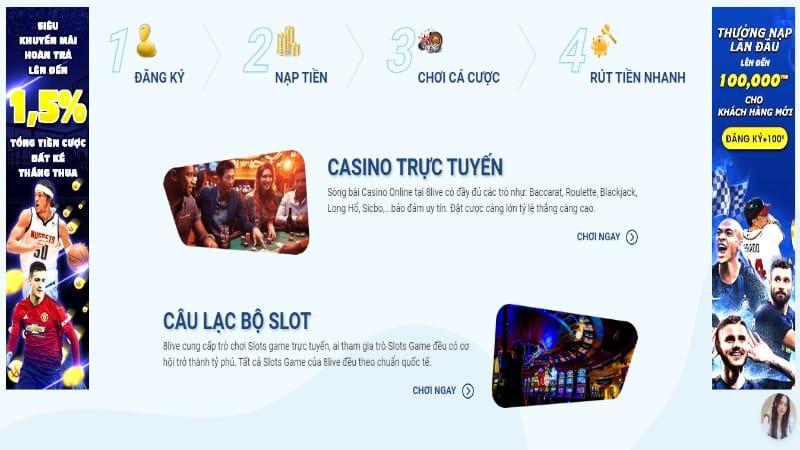 Giao diện website nhà cái thiết kế ấn tượng, khoa học